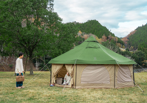 DOD（ディーオーディー）のタケノコテントシリーズ