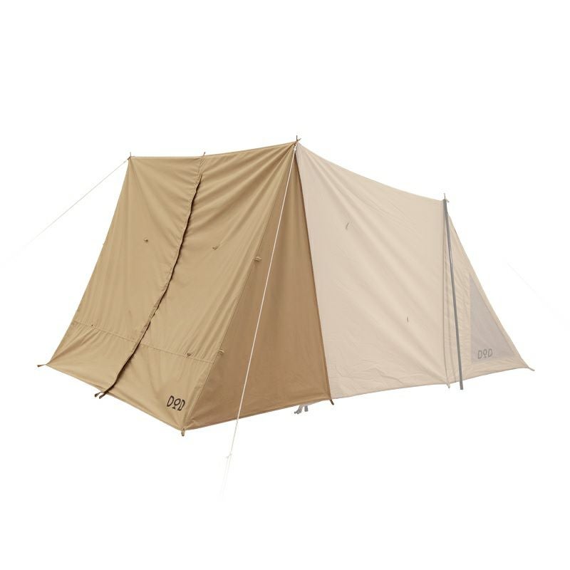 美品　DODパップフーテント3 前幕セット パップフーテント3用前幕 | DOD STORE （ディーオーディー公式