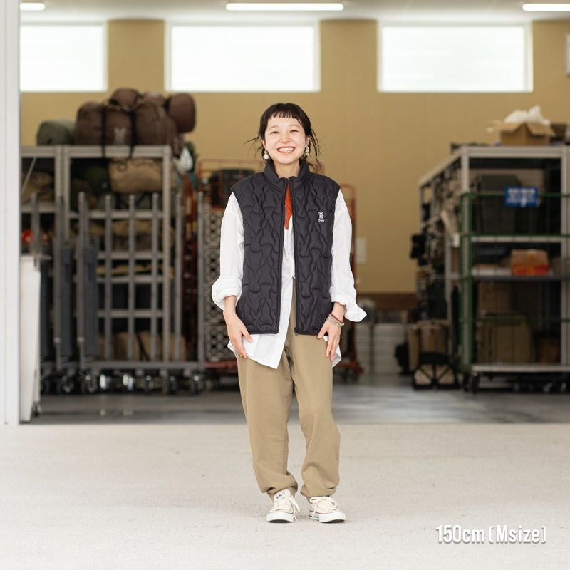 ウサステッチナカワタベストBK | DOD STORE （ディーオーディー公式