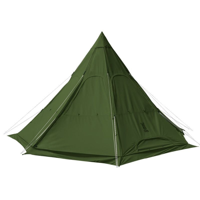 新品未開封品 DOD レンコンテント2L タン キャンプ ワンポールテント レンコンテント2M（タン） T3-736-TN - DOD（ディーオーディー）【公式