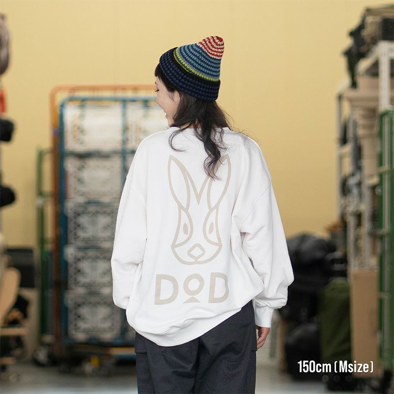 ウサギドドンスウェットWH | DOD STORE （ディーオーディー公式