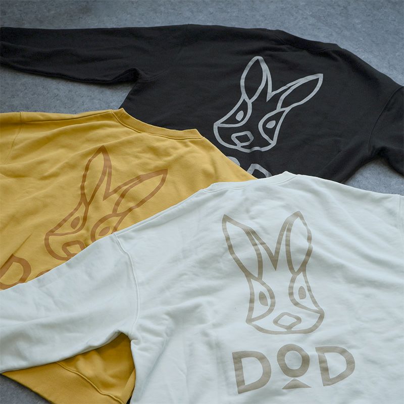ウサギドドンスウェットWH | DOD STORE （ディーオーディー公式