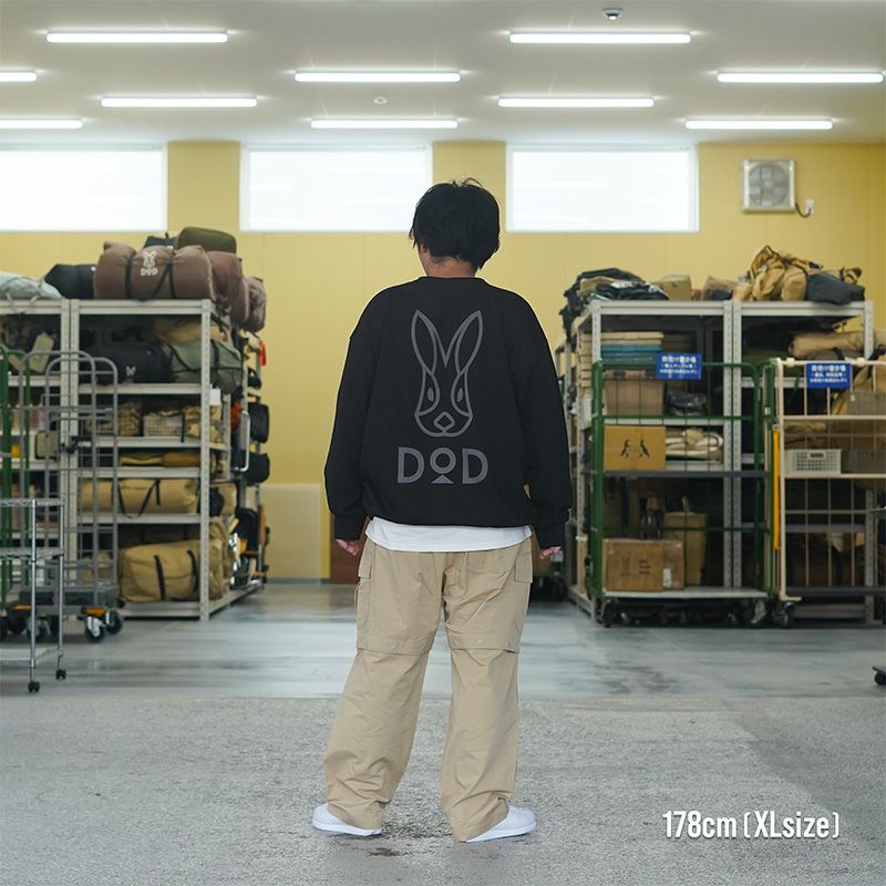 ウサギドドンスウェットBK | DOD STORE （ディーオーディー公式